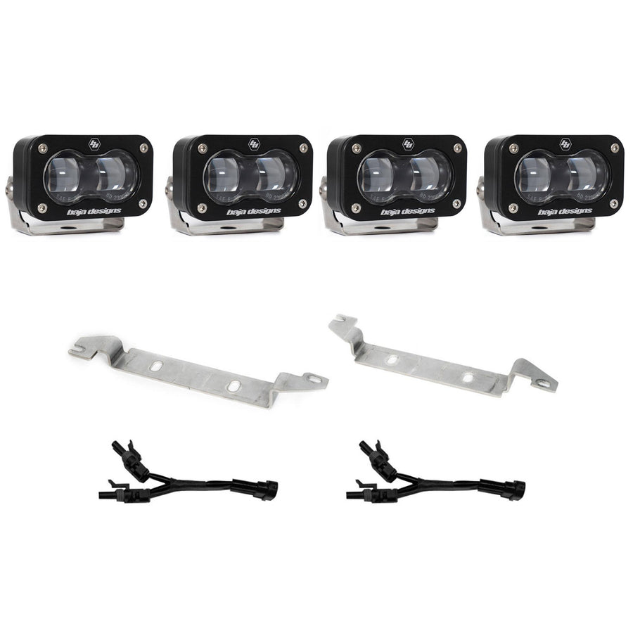S2 SAE OEM Fog Light Replacement Kit - 2025-2026 Toyota 4Runner Non-TRD Pro (Clear)