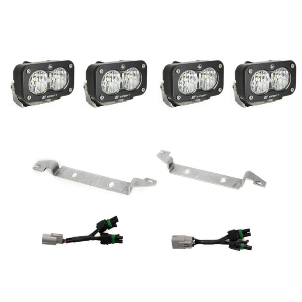 S2 Sport OEM Fog Light Replacement Kit - 2025-2026 Toyota 4Runner NOTE: TRD Pro/Trailhunter (Clear)