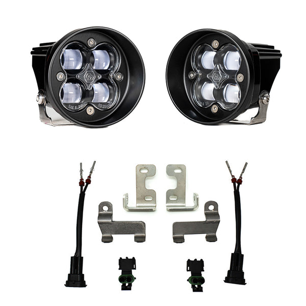 Squadron-R SAE Fog Pocket Kit - '10-24 4Runner; '12-23 Tacoma; '14-21 Tundra '23-On Sequoia (SAE Fog; Clear)
