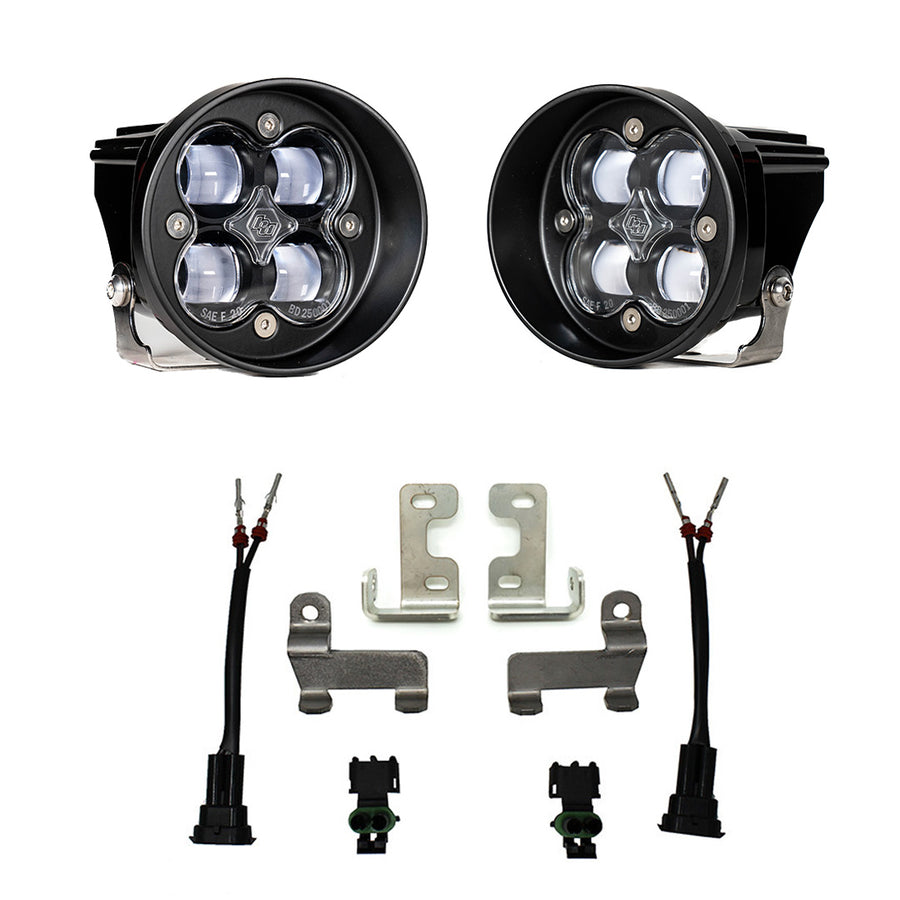 Squadron-R SAE Fog Pocket Kit - '10-24 4Runner; '12-23 Tacoma; '14-21 Tundra '23-On Sequoia (SAE Fog; Clear)