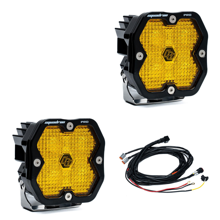 Squadron 2.0 Pro Pair LED Work/Scene Baja Amber