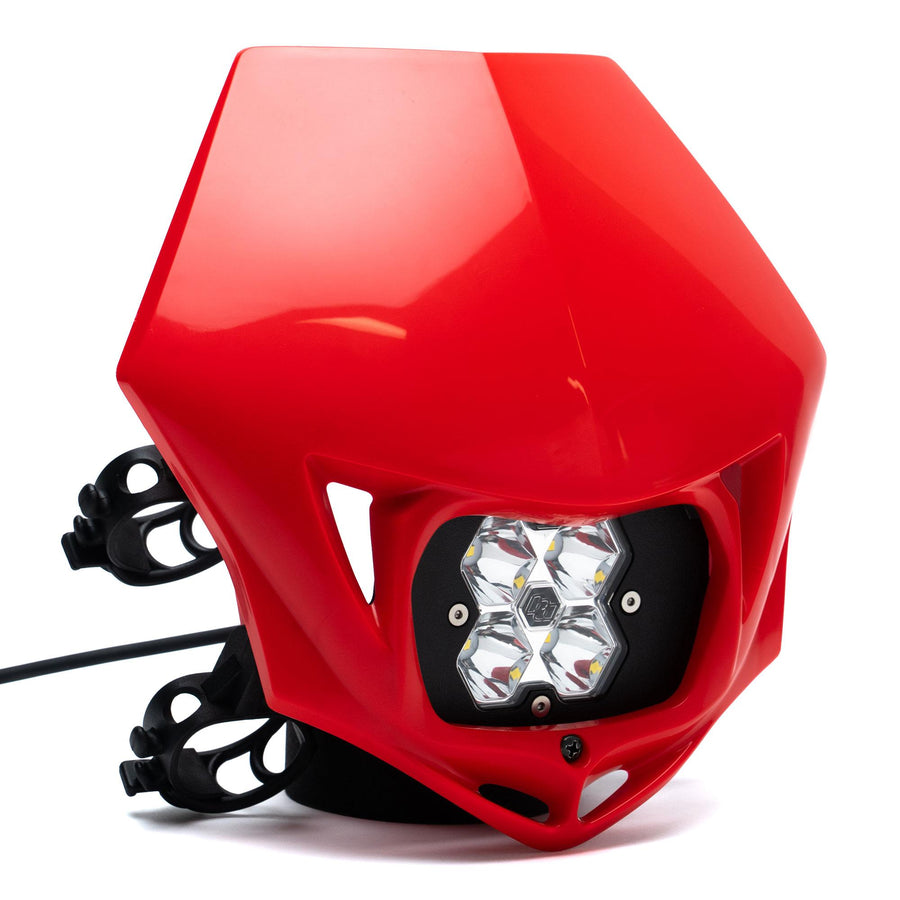 Squadron 2.0 Sport Spot Clear M/C LED Race Light Red