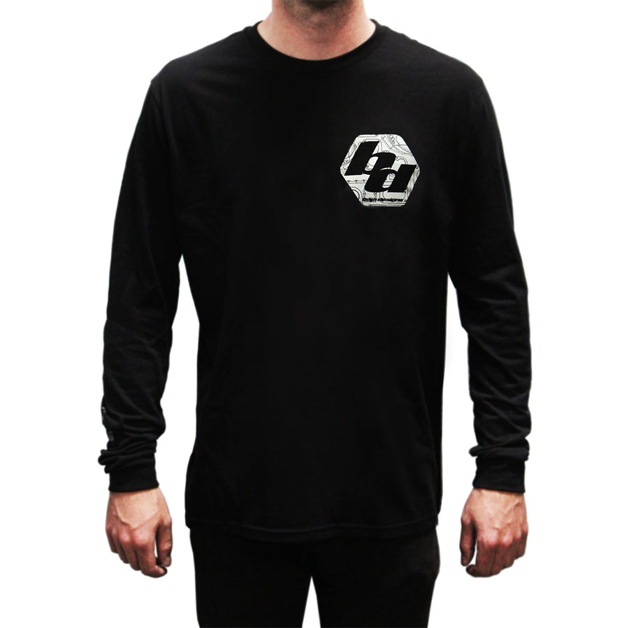 Baja Designs Mens Long Sleeve Shirt (Size XL; Black)