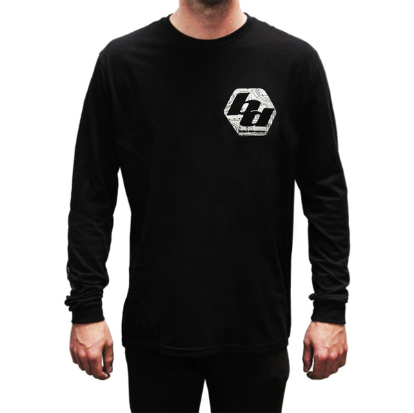 Baja Designs Mens Long Sleeve Shirt (Size XXL; Black)