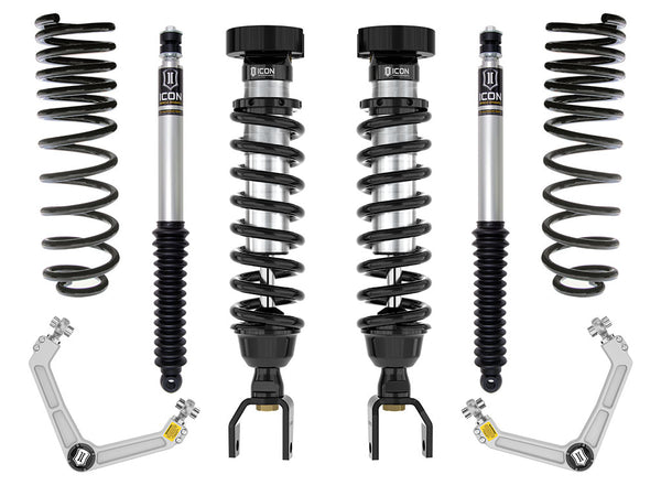 ICON 2019-2023 Ram 1500 2-3" Lift Stage 2 Suspension System Billet UCA