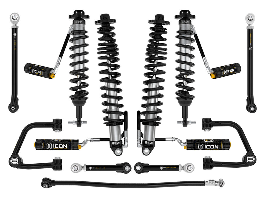 ICON 2021-2023 Ford Bronco Non-Sasquatch 3-4" Lift Stage 7 Suspension System CDCV Tubular