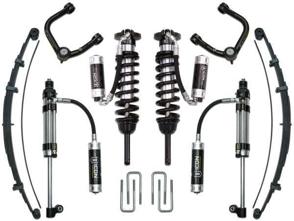 ICON 2005-2015 Toyota Tacoma 0-3.5" Lift/2016-2023 Tacoma 0-2.75" Lift Stage 10 Suspension System Tubular UCA