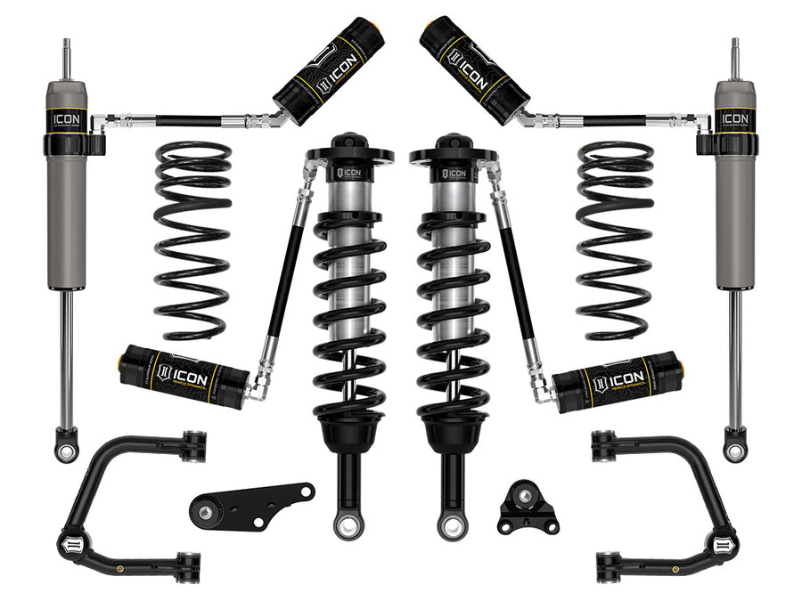 ICON 2024-2025 Toyota Tacoma 1.25-3" Lift Stage 4 Suspension System Tubular Overland Rear Springs