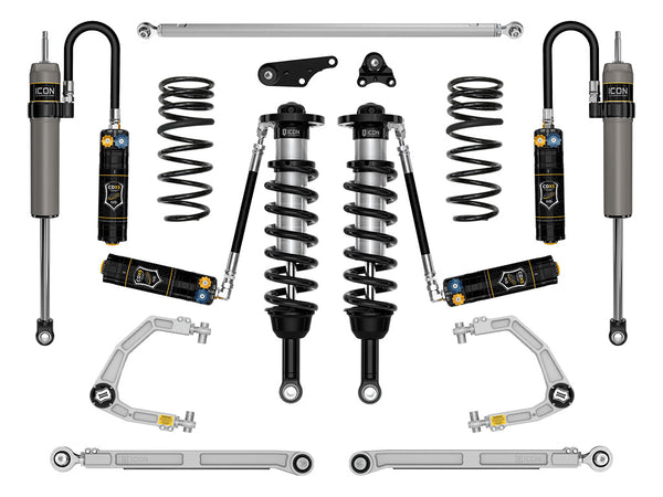 ICON 2025 Toyota 4Runner 4WD 1.25-3" Lift Stage 9 Suspension System Billet