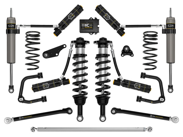 ICON 2025 Toyota 4Runner 4WD 1.25-3" Lift Stage 13 Suspension System Tubular