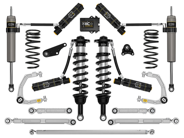 ICON 2025 Toyota 4Runner 4WD 1.25-3" Lift Stage 14 Suspension System Billet