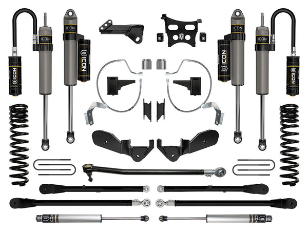 ICON 2023-2025 Ford F-250/F-350 Super Duty 4WD Gas 4.5" Lift Stage 6 Suspension System