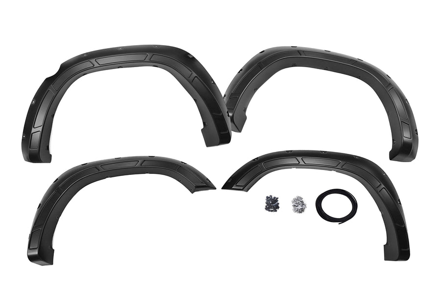 Rough Country - Fender Flares - Defender - PAJ Quartz Gray - Ram 1500 2WD/4WD (2019-2024)