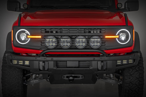 Rough Country - DRL Halo LED Headlights - DOT Approved - Ford Bronco 4WD (2021-2025)