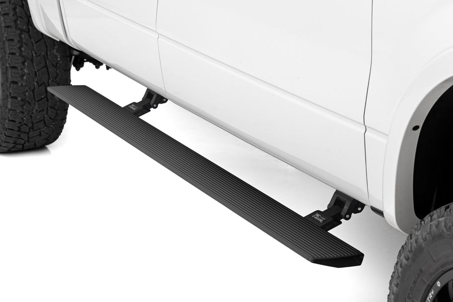 Rough Country - Power Running Boards - Dual Electric Motor - Crew Cab - Ford F-150 (09-14)