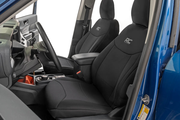 Rough Country - Seat Covers - FR & RR W/O Armrest - Crew Cab - Ford Maverick 2WD/4WD (22-25)