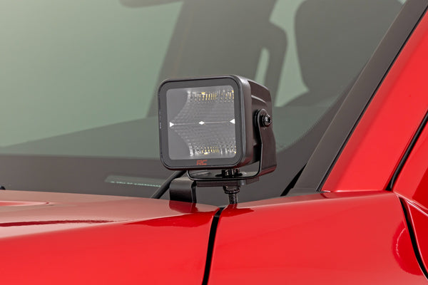Rough Country - LED Light Kit - Ditch Mount - 2 In. Spectrum Pair - Spot - Toyota Tacoma (24-25)