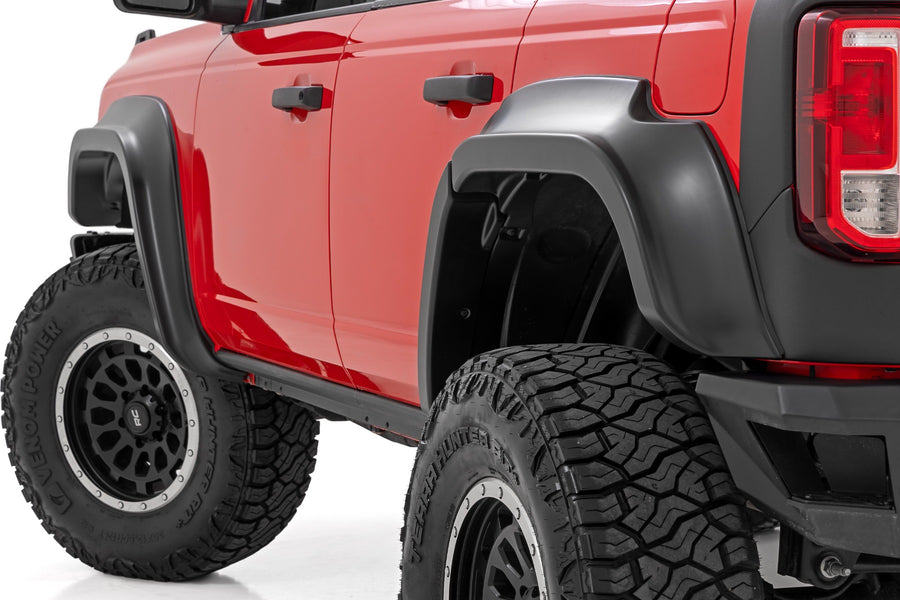 Rough Country - Fender Flares - HX Antimatter Blue - Ford Bronco 4WD (2021-2025)