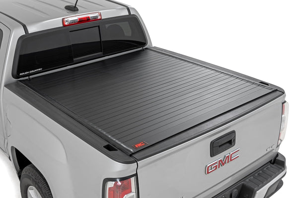 Rough Country - Hard Roll Up Bed Cover - 5' Bed - Chevy/GMC Canyon/Colorado 2WD/4WD (15-22)