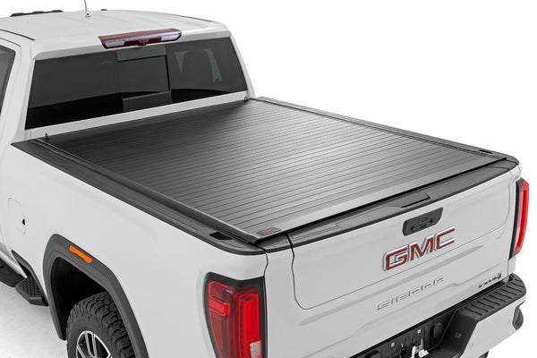 Rough Country - Hard Roll Up Bed Cover - 6'9 In. Bed - Chevy/GMC Silverado/Sierra 2500HD/3500HD (20-25)