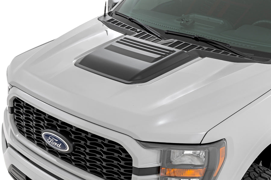 Rough Country - Hood Scoop - E2 Magma Red - Ford F-150 2WD/4WD (2021-2025)