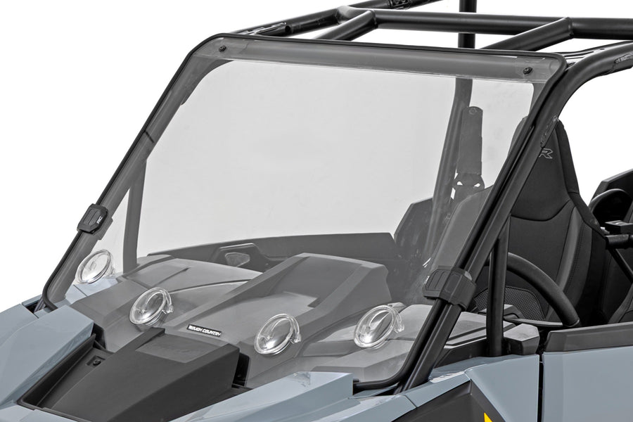 Rough Country - Vented Full Windshield - Scratch Resistant - Polaris RZR XP4 1000 - 98202310