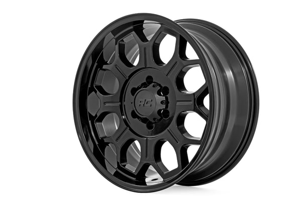 Rough Country - Rough Country 77 Series Wheel/One-Piece/Semi Gloss Black/20x9/6x5.5/0mm