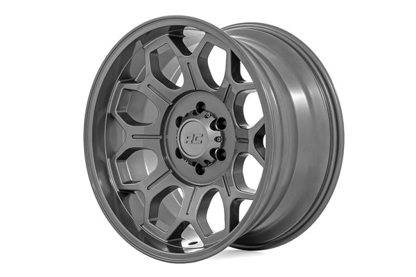 Rough Country - Rough Country 77 Series Wheel/One-Piece/Gunmetal Gray/20x9/6x135/0mm