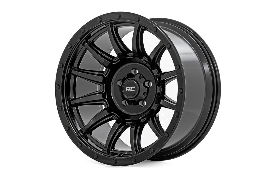 Rough Country - Rough Country 90 Series Wheel/One-Piece/Gloss Black/20x9/6x5.5/-12mm