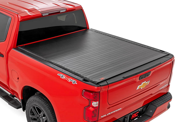 Rough Country - Hard Roll Up Bed Cover - 5'10 In. Bed - Chevy/GMC Sierra/Silverado 1500 (19-25)