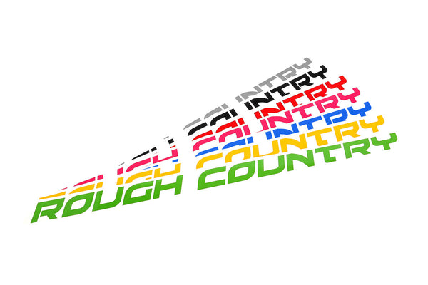 Rough Country - Rough Country Decal - 27 Inch Fender - Gloss Black