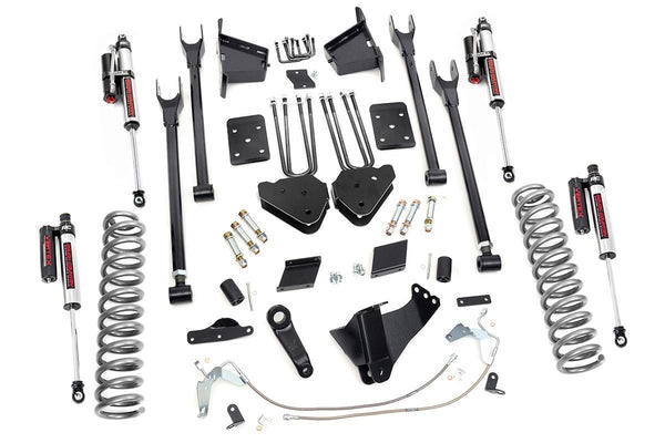 Rough Country - 6 Inch Lift Kit - 4-Link - OVLD - Vertex - Ford F-250 Super Duty 4WD (11-14)