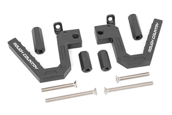 Rough Country - Grab Handles - Alum - Front - Jeep Wrangler JK/Wrangler Unlimited (2007-2018)