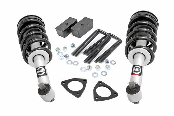 Rough Country - 2.5 Inch Lift Kit - Alu/Cast Steel - N3 Strut - Chevy/GMC 1500 (07-18)