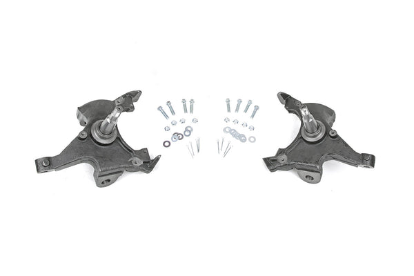 Rough Country - 2 Inch Lowering Spindles - Chevy C1500/K1500 Truck Extended Ca 2WD (88-99)