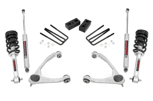 Rough Country - 3.5 Inch Lift Kit - Cast Steel - N3 Strut - Chevy/GMC 1500 (14-16)