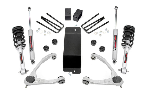 Rough Country - 3.5 Inch Lift Kit - UCA - N3 Struts - Chevy/GMC 1500 (07-13)