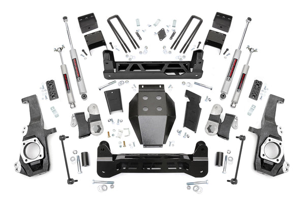 Rough Country - 5 Inch Lift Kit - NTD - W/ Overloads - Chevy/GMC 2500HD/3500HD 4WD (20-25)