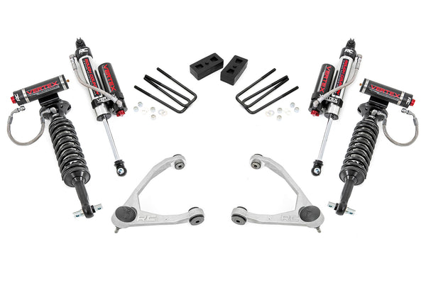 Rough Country - 3.5 Inch Lift Kit - Forged UCA - Cast Steel - Vertex - Chevy/GMC 1500 (07-13)
