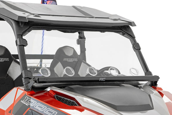 Rough Country - Vented Full Windshield - Scratch Resistant - Polaris General XP 4 1000