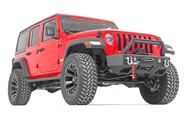 Rough Country - 3.5 Inch Lift Kit - C/A Drop - FR D/S - M1 - Jeep Wrangler Unlimited Rubicon (18-23) - 69040