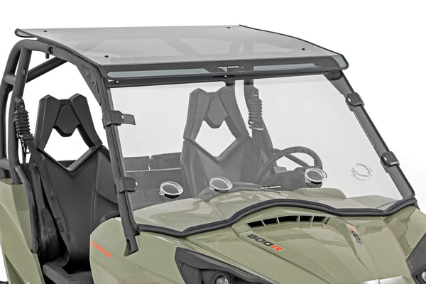 Rough Country - Vented Full Windshield - Scratch Resistant - Can-Am Commander Max 1000