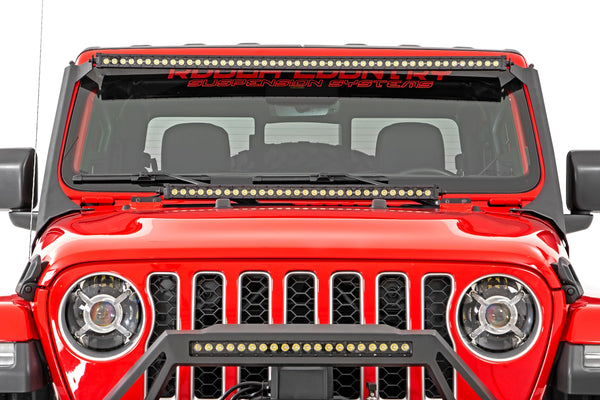 Rough Country - 9 Inch LED Headlights - DOT Approved - Jeep Gladiator JT/Wrangler JL (18-25)