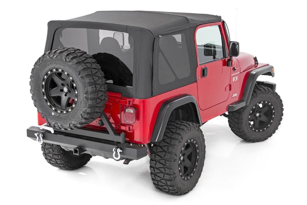 Rough Country - Soft Top - Replacement - Black - Full Doors - Jeep Wrangler TJ 4WD (97-06)