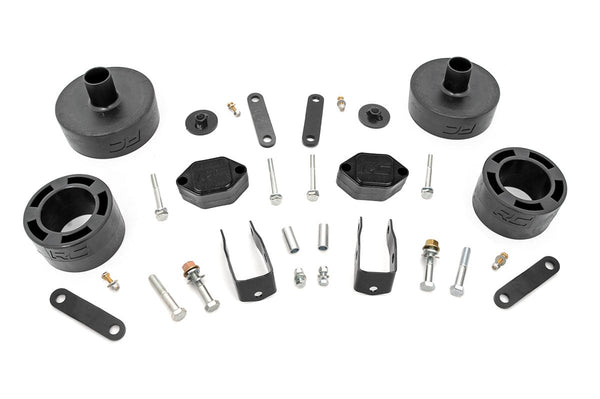 Rough Country - 2.5 Inch Lift Kit - Spacers - Jeep Wrangler JK/Wrangler Unlimited (2007-2018)