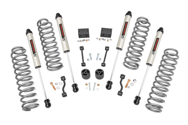 Rough Country - 2.5 Inch Lift Kit - Coils - V2 - Jeep Wrangler Unlimited Rubicon 4WD (18-23)