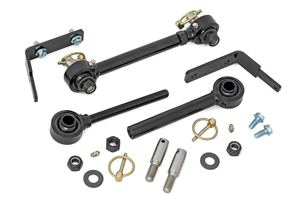 Rough Country - Quick Disconnect Sway Links - 3.5-6 Inch Lift - Jeep Gladiator JT/Wrangler JK/Wrangler Unlimited