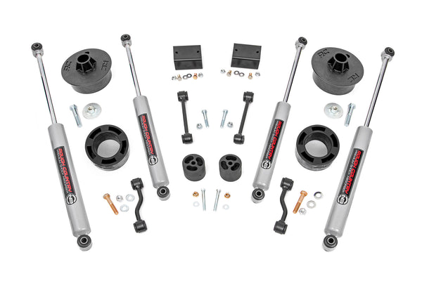 Rough Country - 2.5 Inch Lift Kit - Spacers - N3 - Jeep Wrangler JL (21-23)/Wrangler Unlimited (18-23)