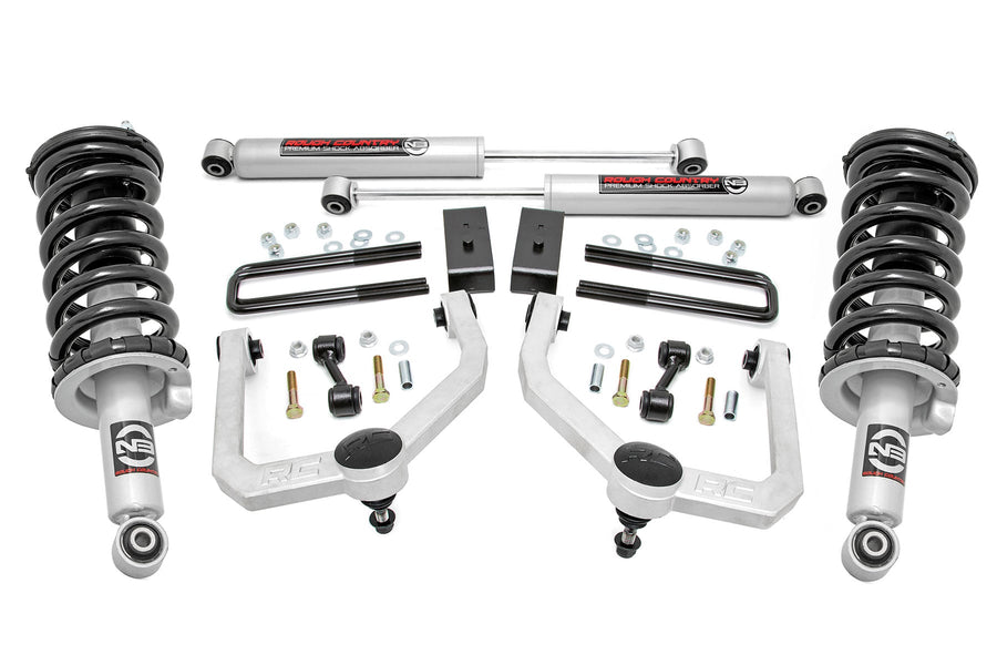 Rough Country - 3 Inch Lift Kit - N3 Struts & Shocks - Nissan Titan 4WD (2017-2024)