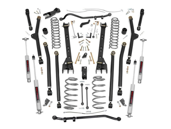 Rough Country - 6 Inch Lift Kit - Long Arm - Jeep Wrangler TJ 4WD (1997-2006)